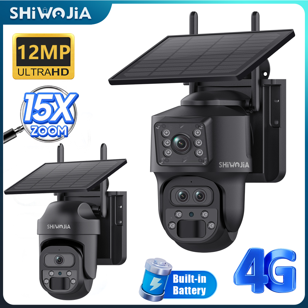 Solar Panel Tilt Mount - SHIWOJIA 15X ZOOM Güneş Kamerası 4G