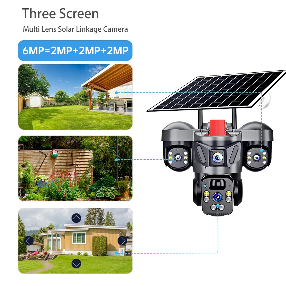 KERUI Dış Mekan PTZ 6MP 4G SIM - Solar Panel Tilt Mount incelemesi ve fiyatı